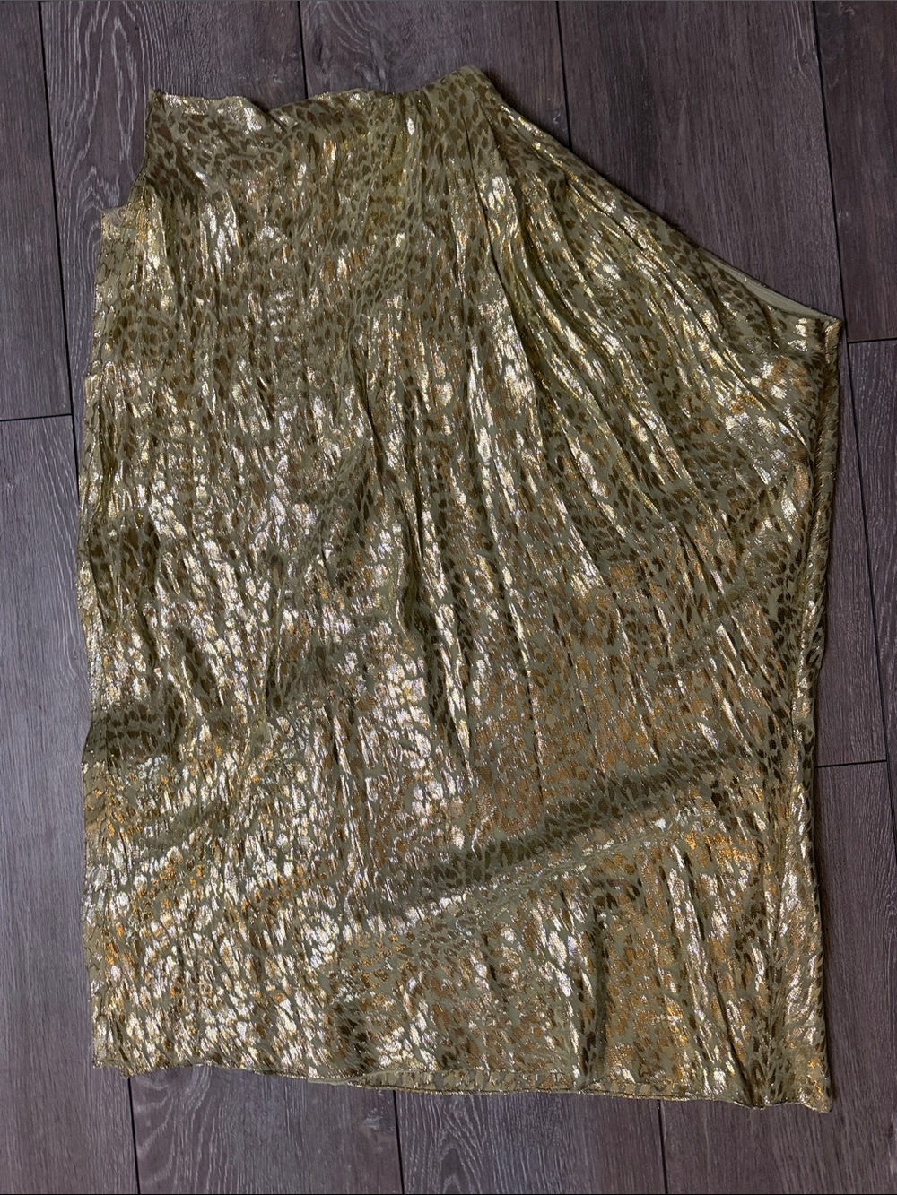Badgley Mischka One-Shoulder Shimmering Gold Mini Dress - Picture 6 of 6
